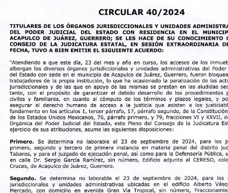 CIRCULAR-40-2024