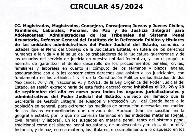 CIRCULAR-45-2024